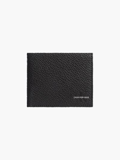 Calvin Klein Táskák & Kiegészítők HU076537 | Calvin Klein Bőr Billfold Férfi Pénztárca Fekete